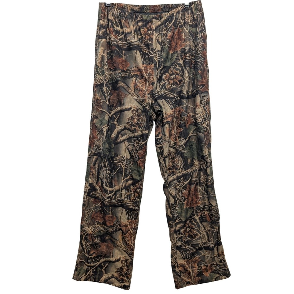 AGO All Game Outfitters Hunting Pants Mens Medium Camo Seclusion 3D Mesh Lined